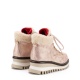NEW ITALIA SHOES Дамски розови боти с вълна Susanne - изглед 3