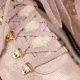 NEW ITALIA SHOES Дамски розови боти с вълна Susanne - изглед 5