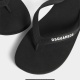 DSQUARED2 Мъжки черни джапанки D2 Upside Down - изглед 3 - Pepina DSQUARED2 Мъжки черни джапанки D2 Upside Down - изглед 3