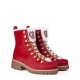 NEW ITALIA SHOES Дамски червени боти с косъм Brenda - изглед 3 - Pepina NEW ITALIA SHOES Дамски червени боти с косъм Brenda - изглед 3