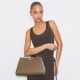 TORY BURCH Дамска бежова чанта Eleanor Pebbled - изглед 3