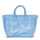 SAINT BARTH Синя плажна чанта Vanity - изглед 1 - Pepina SAINT BARTH Синя плажна чанта Vanity - изглед 1