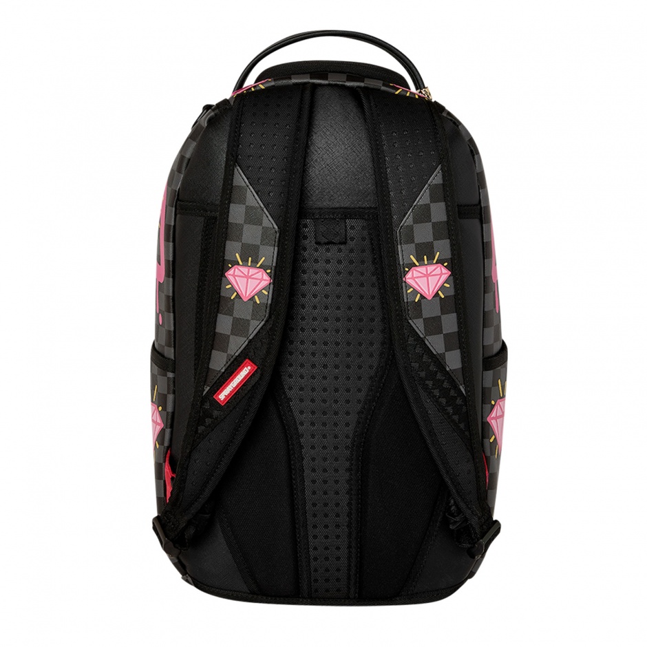 SPRAYGROUND Раница PINK PARTHER DRIPPY DIAMONDS - изглед 3 - Pepina SPRAYGROUND Раница PINK PARTHER DRIPPY DIAMONDS - изглед 3