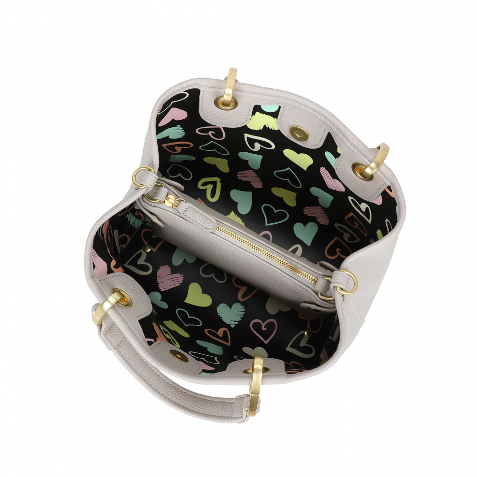 BRACCIALINI Дамска сива чанта Beth Jewels - изглед 3
