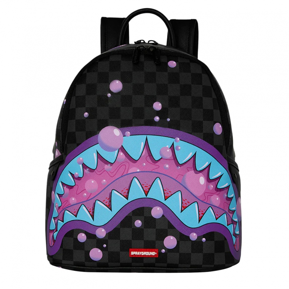 SPRAYGROUND Раница PURPLE SLIME SHARK - изглед 1