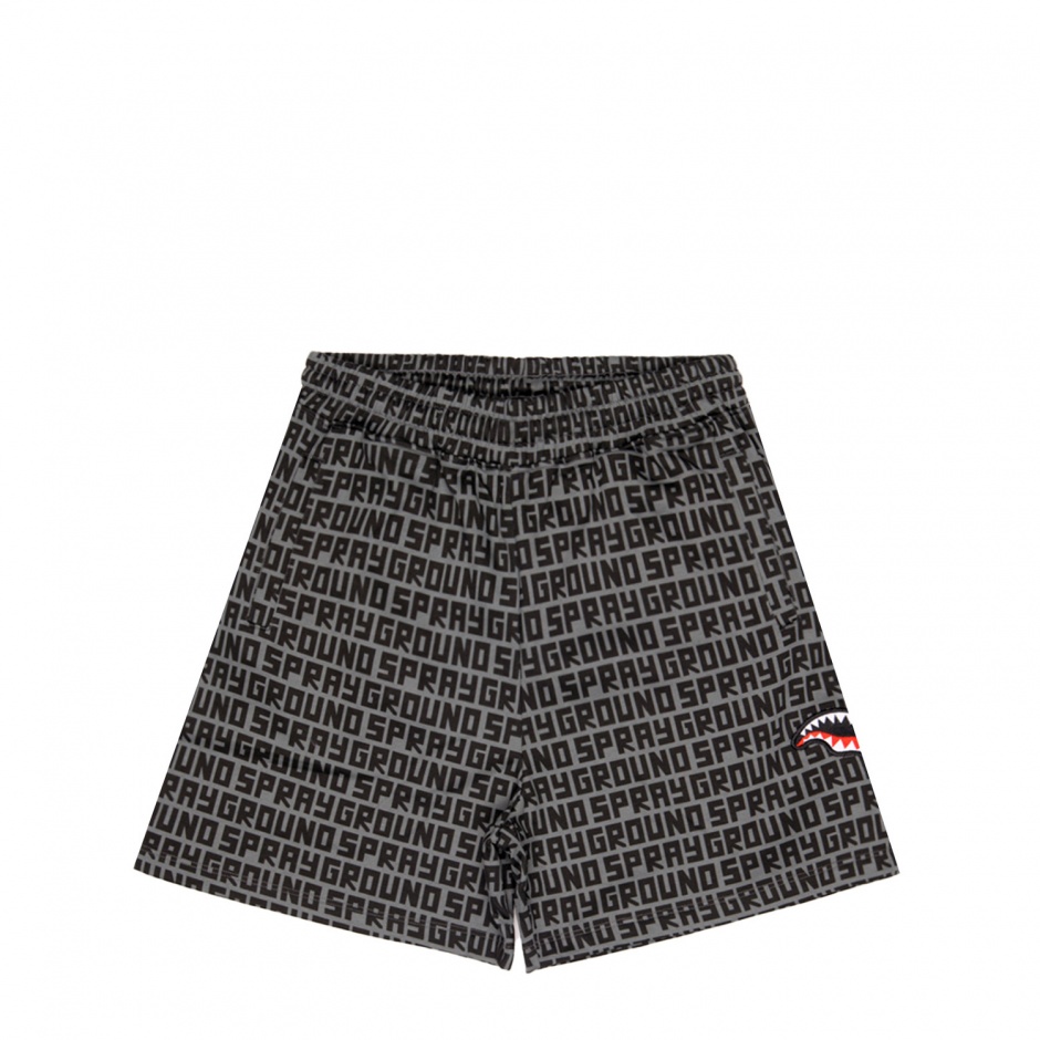 SPRAYGROUND Мъжки памучни къси панталони - изглед 1