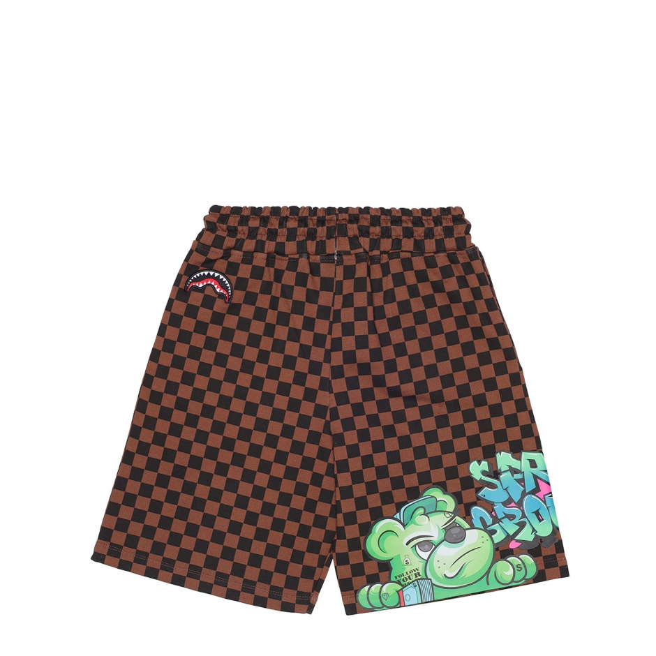 SPRAYGROUND Детски памучни къси панталони - изглед 2 - Pepina SPRAYGROUND Детски памучни къси панталони - изглед 2