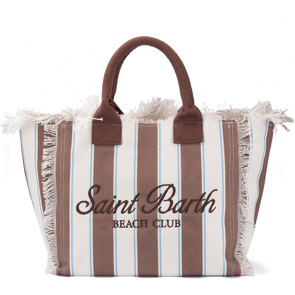 SAINT BARTH Дамска чанта с райе Vanity - изглед 1