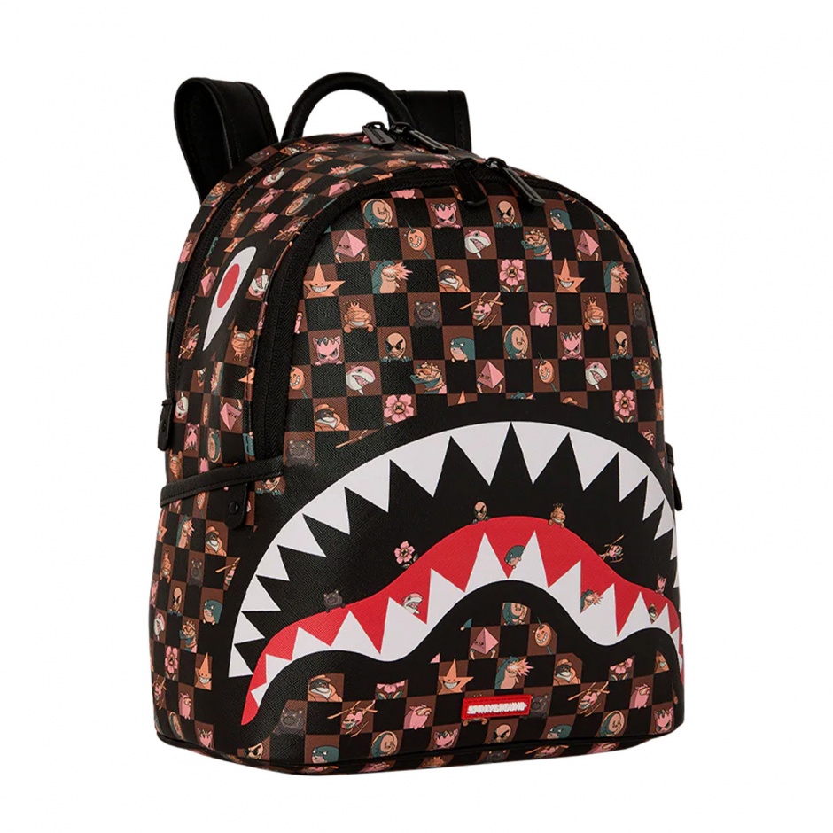 SPRAYGROUND Раница PEEKING CHARACTERS REMIX - изглед 2 - Pepina SPRAYGROUND Раница PEEKING CHARACTERS REMIX - изглед 2
