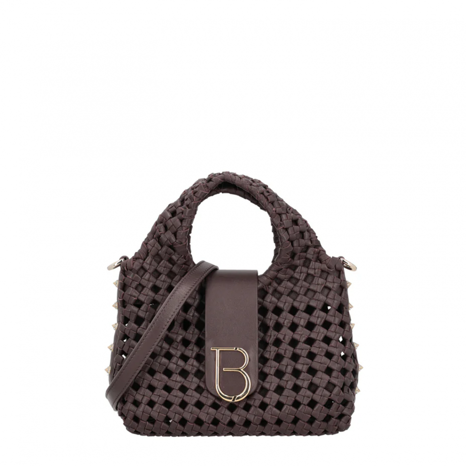 TOSCA BLU Дамска тъмнокафява чанта Sahara mini - изглед 1