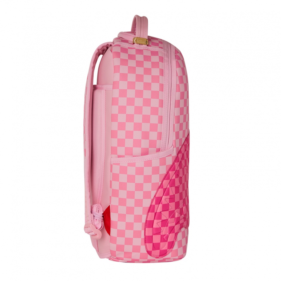 SPRAYGROUND Раница PINK SHARKS IN PARIS PATCH - изглед 2 - Pepina SPRAYGROUND Раница PINK SHARKS IN PARIS PATCH - изглед 2