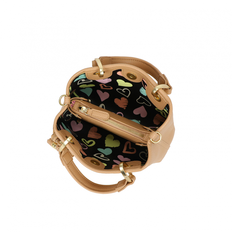 BRACCIALINI Дамска бeжова чанта Beth Jewels Мini - изглед 3 - Pepina BRACCIALINI Дамска бeжова чанта Beth Jewels Мini - изглед 3