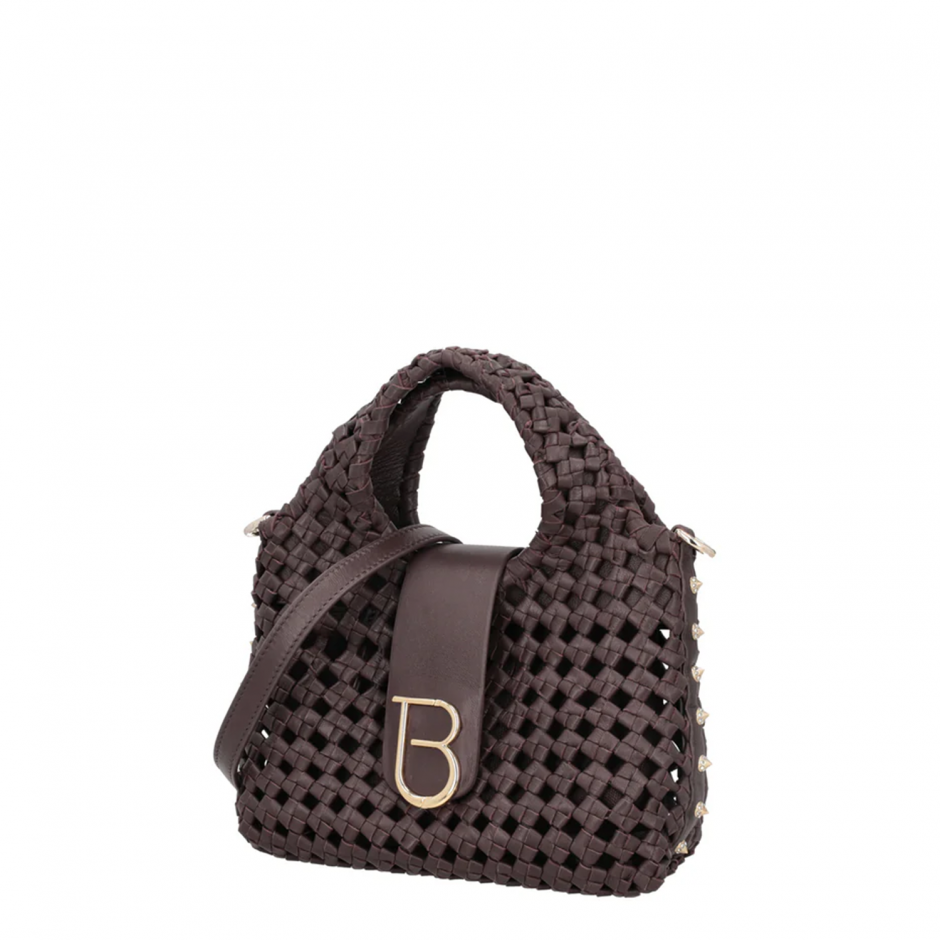 TOSCA BLU Дамска тъмнокафява чанта Sahara mini - изглед 2