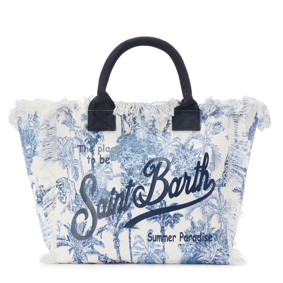 SAINT BARTH Дамска чанта Vanity Toile de Jouy - изглед 1 - Pepina SAINT BARTH Дамска чанта Vanity Toile de Jouy - изглед 1