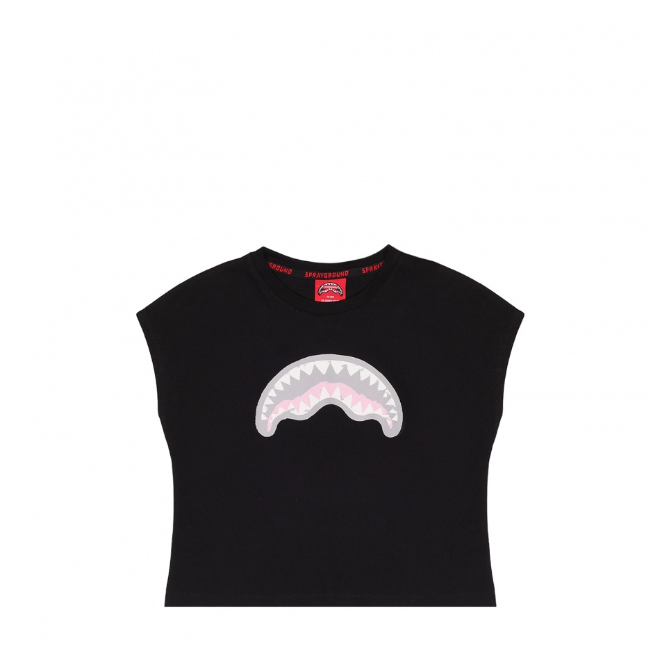 SPRAYGROUND Детска черна тениска - изглед 1 - Pepina SPRAYGROUND Детска черна тениска - изглед 1