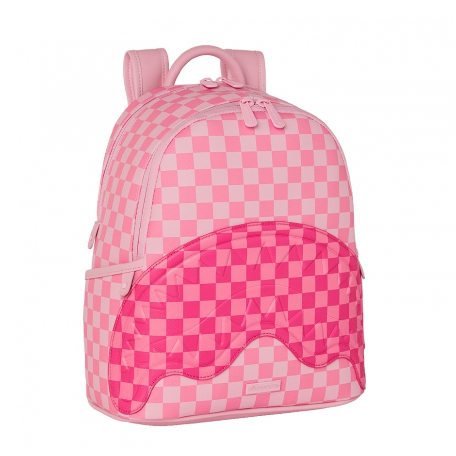 SPRAYGROUND Раница PINK SHARKS IN PARIS PATCH - изглед 2 - Pepina SPRAYGROUND Раница PINK SHARKS IN PARIS PATCH - изглед 2