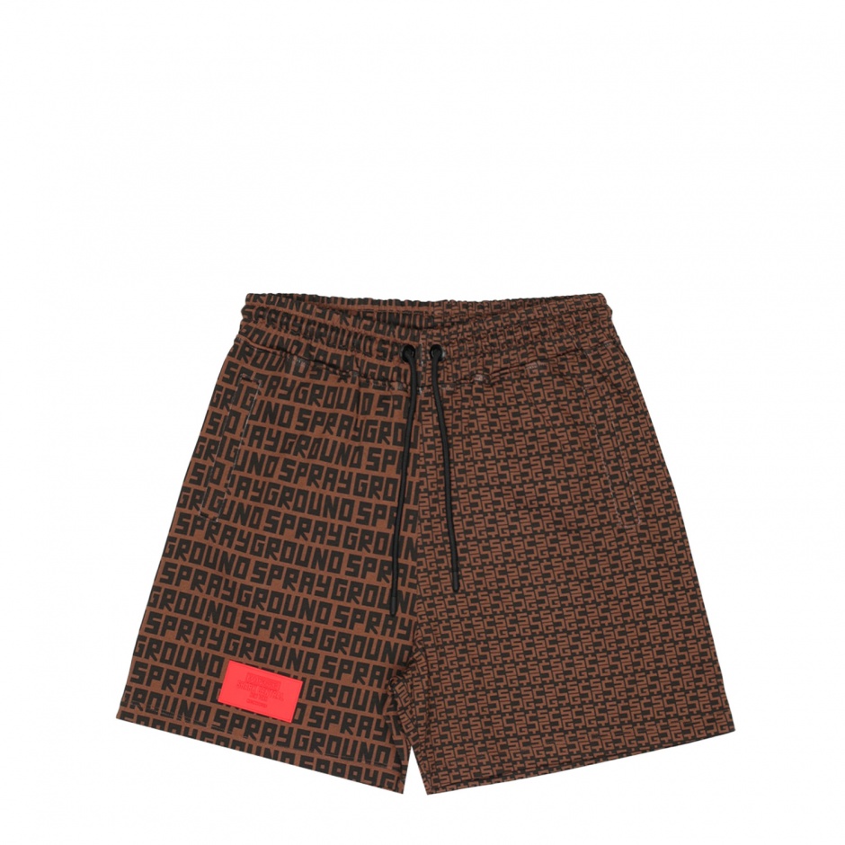 SPRAYGROUND Мъжки памучни къси панталони - изглед 1
