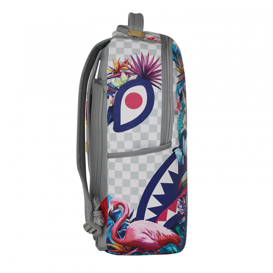 SPRAYGROUND Раница CREAM FLOWERING JUNGLE SHARK DLXSV - изглед 2 - Pepina SPRAYGROUND Раница CREAM FLOWERING JUNGLE SHARK DLXSV - изглед 2