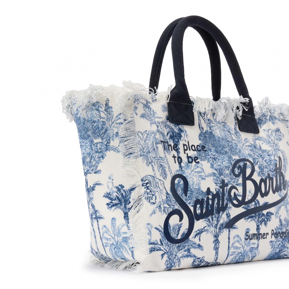 SAINT BARTH Дамска чанта Vanity Toile de Jouy - изглед 2 - Pepina SAINT BARTH Дамска чанта Vanity Toile de Jouy - изглед 2