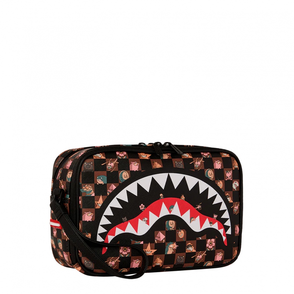 SPRAYGROUND Несесер PEEKING CHARACTERS REMIX - изглед 2 - Pepina SPRAYGROUND Несесер PEEKING CHARACTERS REMIX - изглед 2
