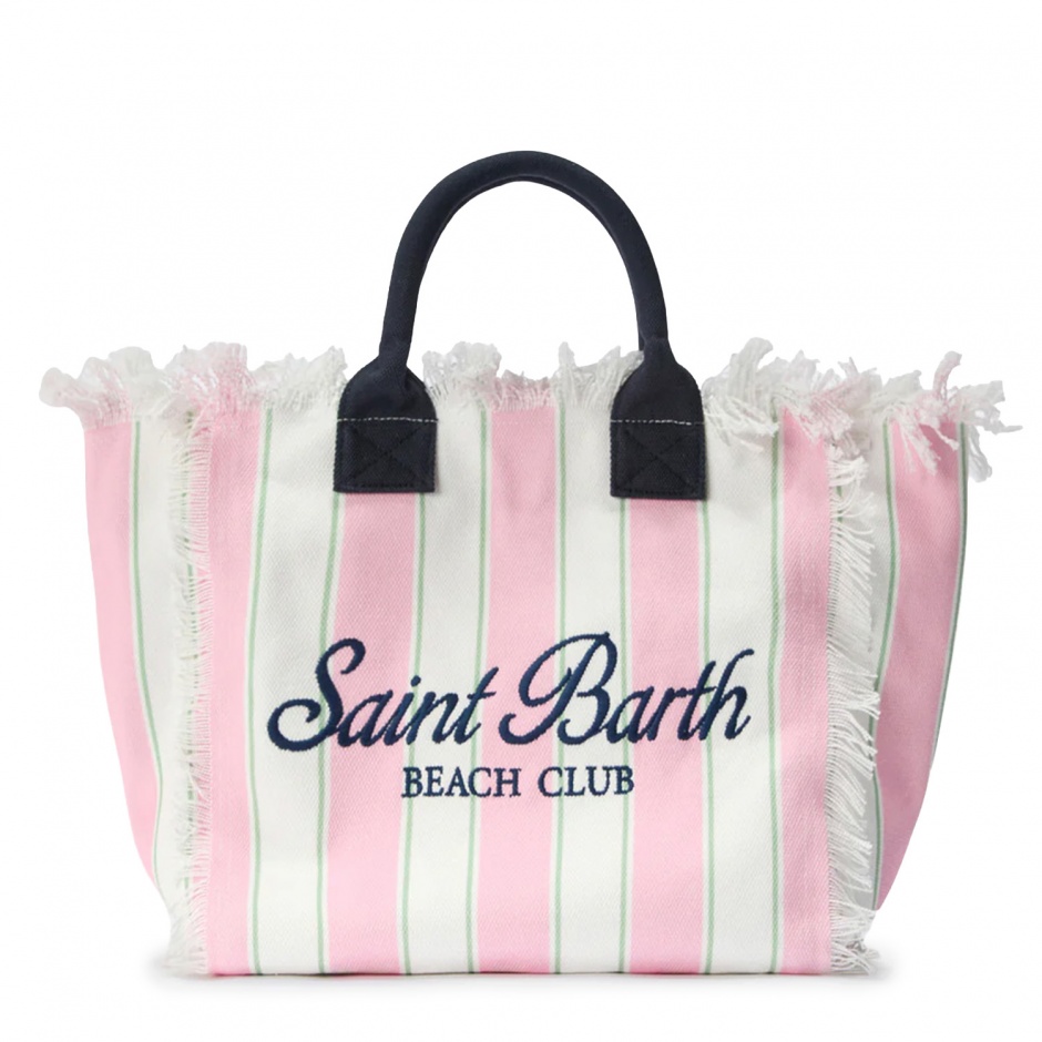 SAINT BARTH Дамска чанта с райе Vanity - изглед 1
