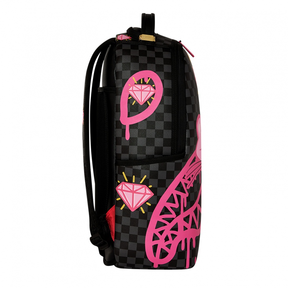 SPRAYGROUND Раница PINK PARTHER DRIPPY DIAMONDS - изглед 2 - Pepina SPRAYGROUND Раница PINK PARTHER DRIPPY DIAMONDS - изглед 2