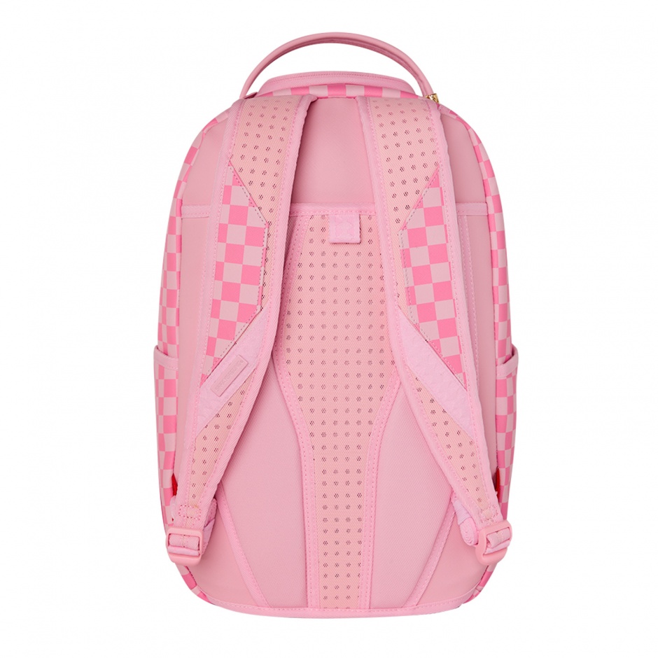 SPRAYGROUND Раница PINK SHARKS IN PARIS PATCH - изглед 3 - Pepina SPRAYGROUND Раница PINK SHARKS IN PARIS PATCH - изглед 3