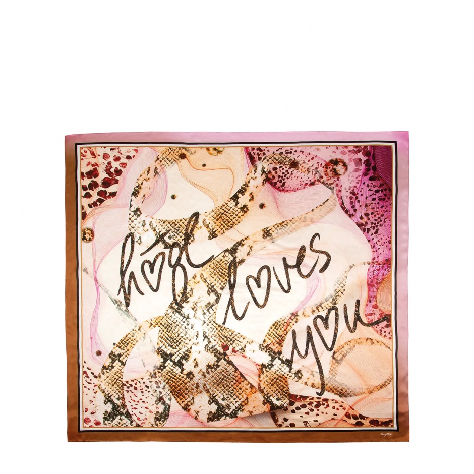 HÖGL Дамски цветен шал Karree Boho Bloom - изглед 1
