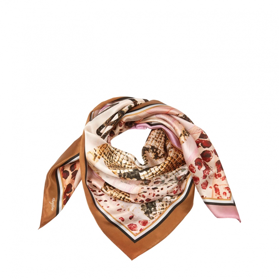 HÖGL Дамски цветен шал Karree Boho Bloom - изглед 2