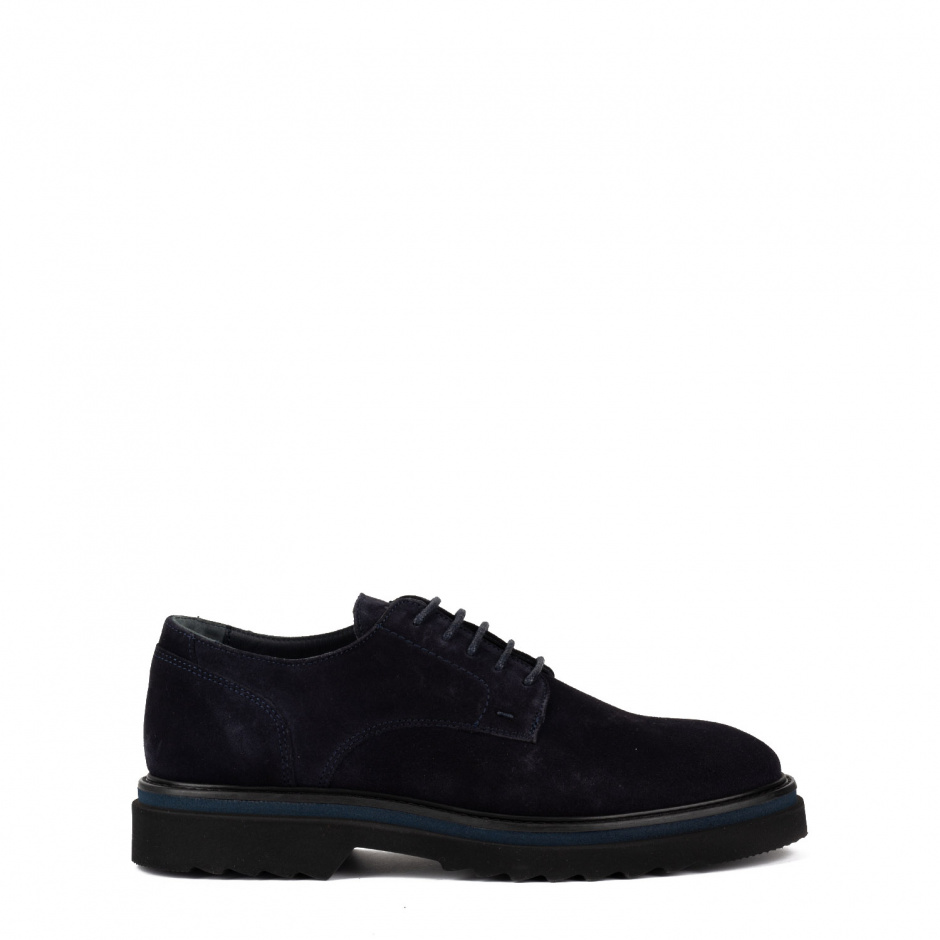 Harmont & Blaine Мъжки сини обувки велур - изглед 1
