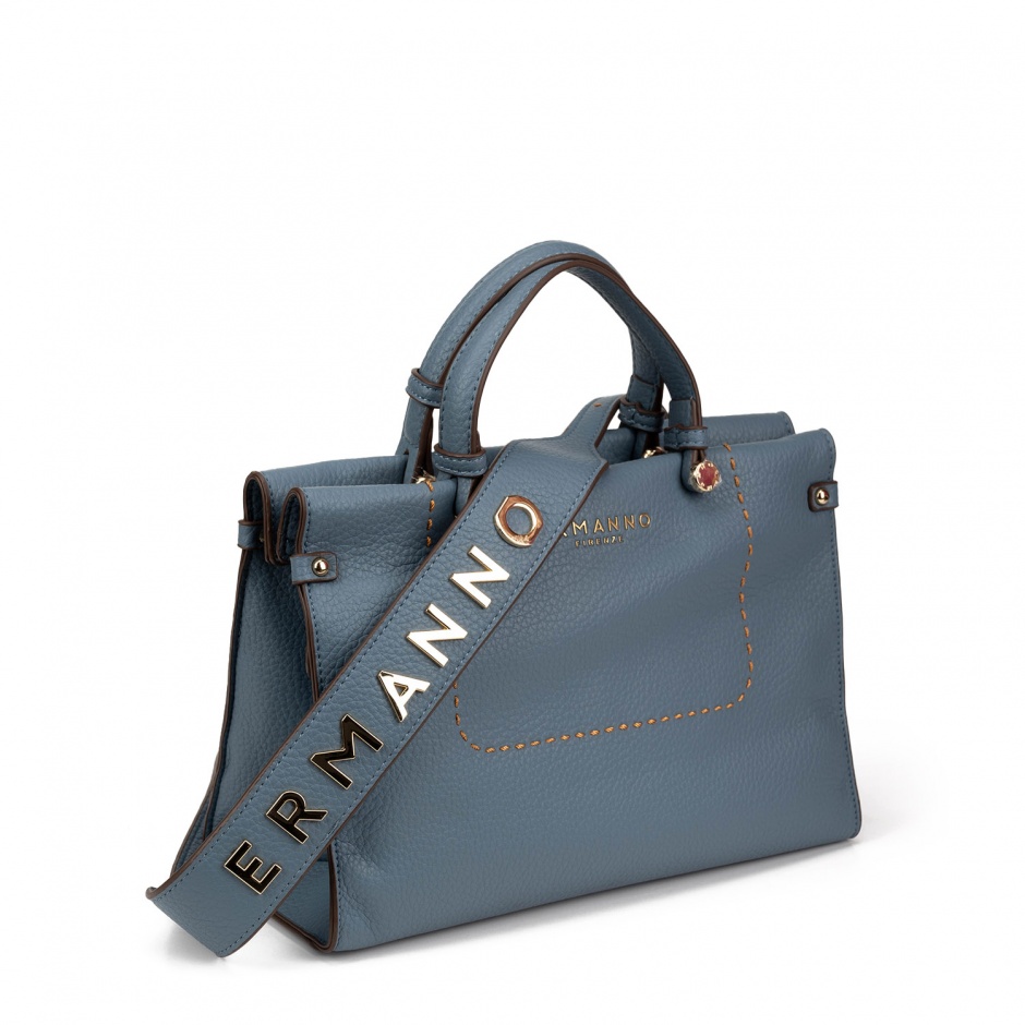 Ermanno Scervino Дамска синя чанта - изглед 2