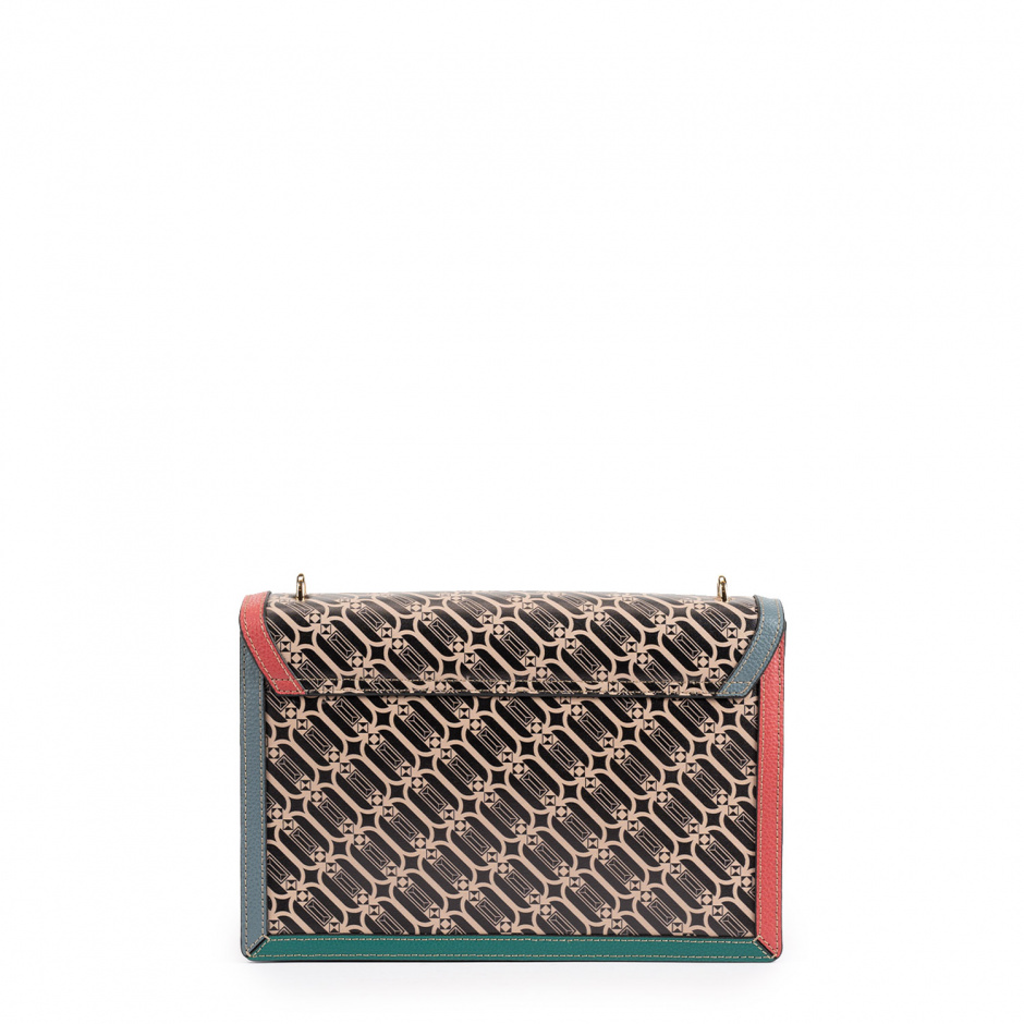 Cromia Дамска цветна чанта с капак - изглед 3
