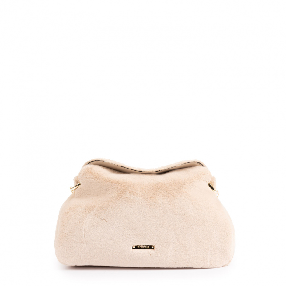 Cromia Дамска бежова чанта - изглед 1