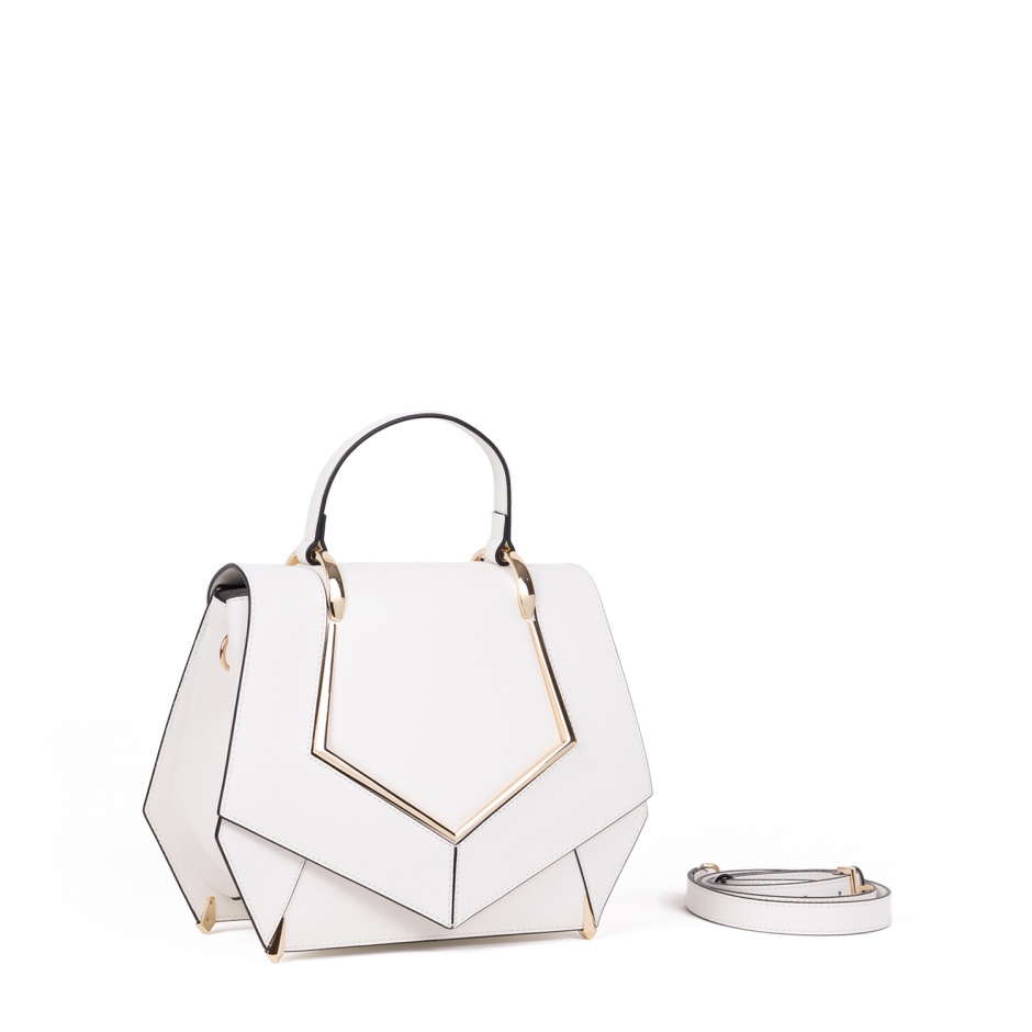 Cromia Дамска бяла чанта - изглед 2