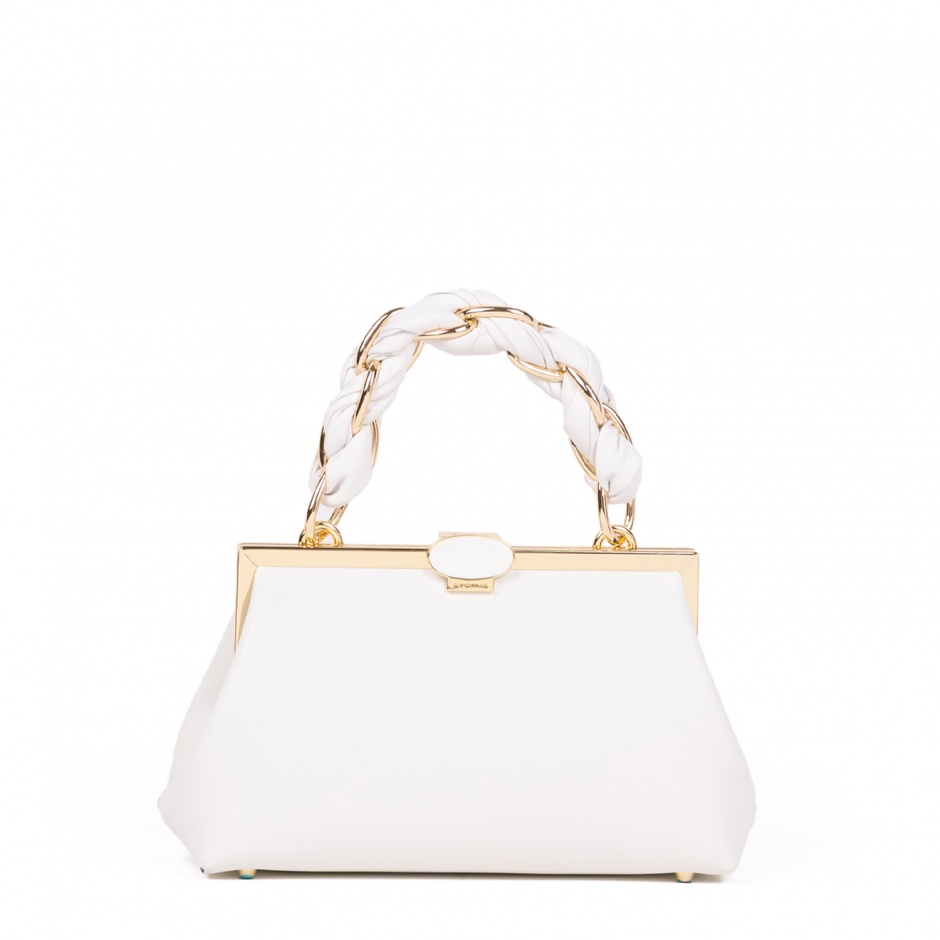 Cromia Дамска чанта с обков - изглед 1