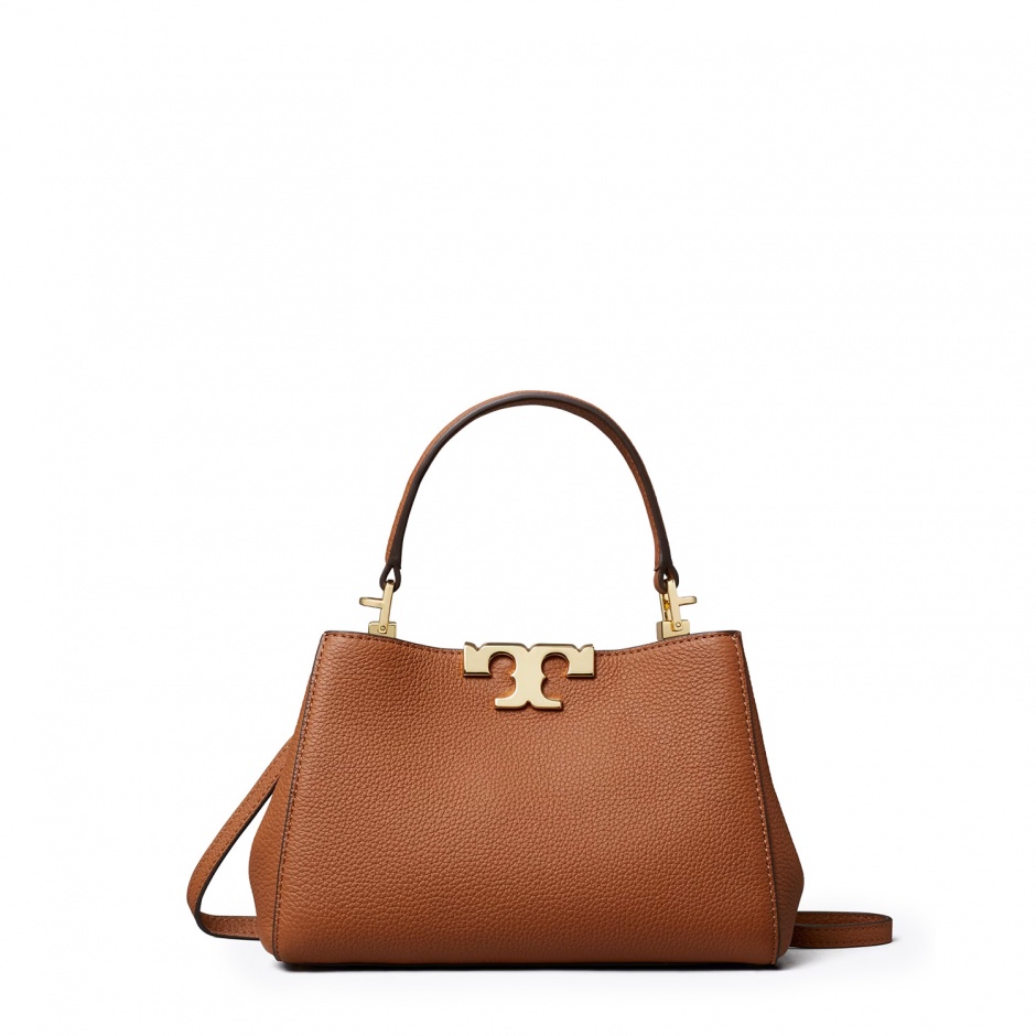 TORY BURCH Дамска кафява чанта Mini Eleanor - изглед 1