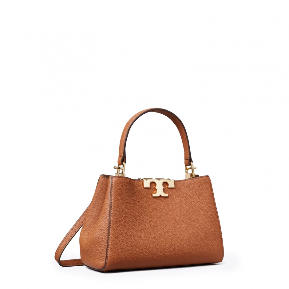 TORY BURCH Дамска кафява чанта Mini Eleanor - изглед 2