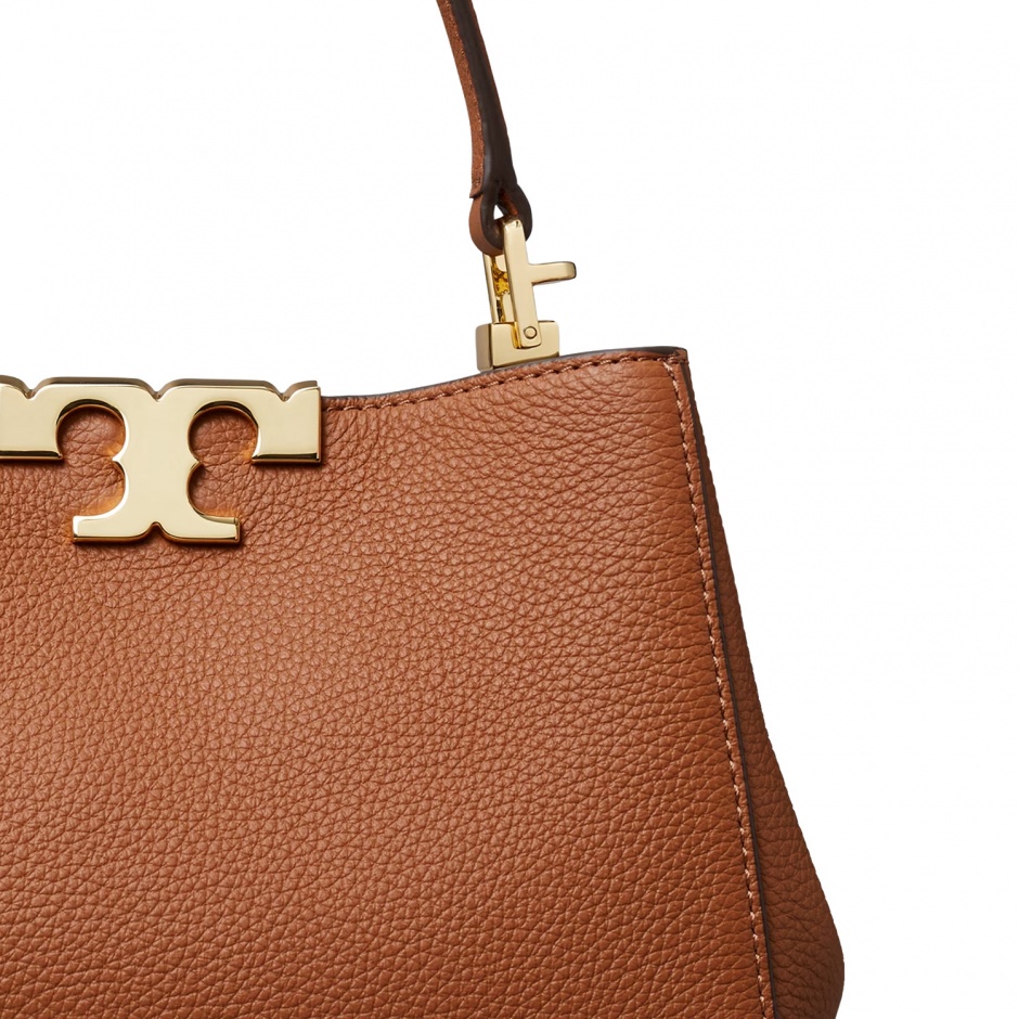 TORY BURCH Дамска кафява чанта Mini Eleanor - изглед 3