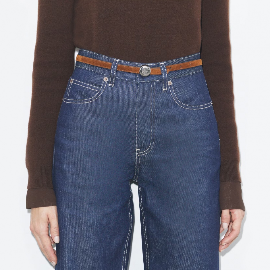 TORY BURCH Двулицев колан Romy - изглед 3