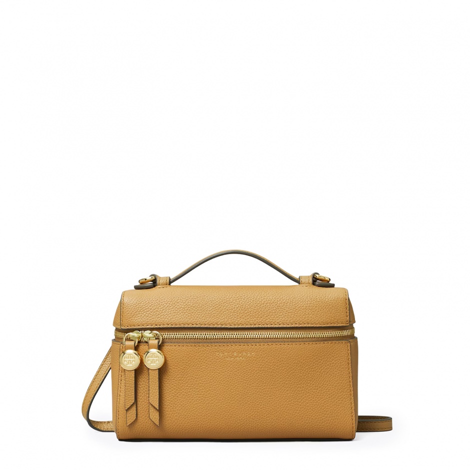 TORY BURCH Дамска бежова чанта Slim Romy - изглед 1 - Pepina TORY BURCH Дамска бежова чанта Slim Romy - изглед 1