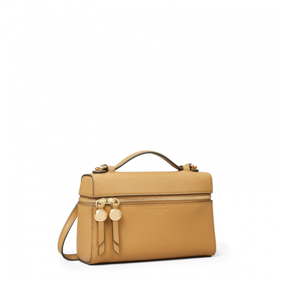TORY BURCH Дамска бежова чанта Slim Romy - изглед 2 - Pepina TORY BURCH Дамска бежова чанта Slim Romy - изглед 2