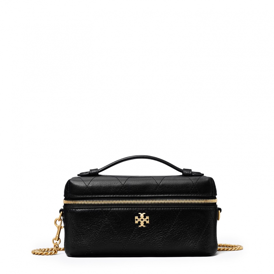 TORY BURCH Дамска черна чанта Charlie - изглед 1