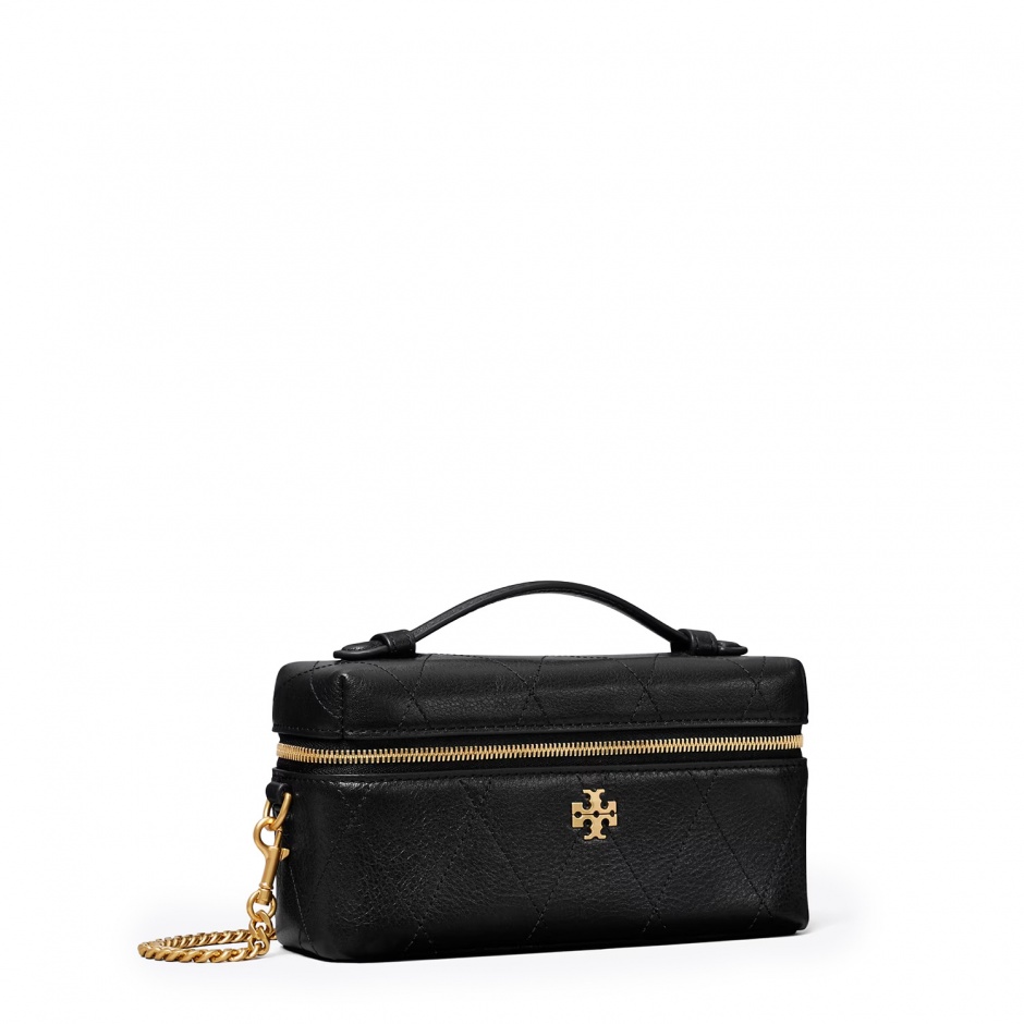 TORY BURCH Дамска черна чанта Charlie - изглед 2