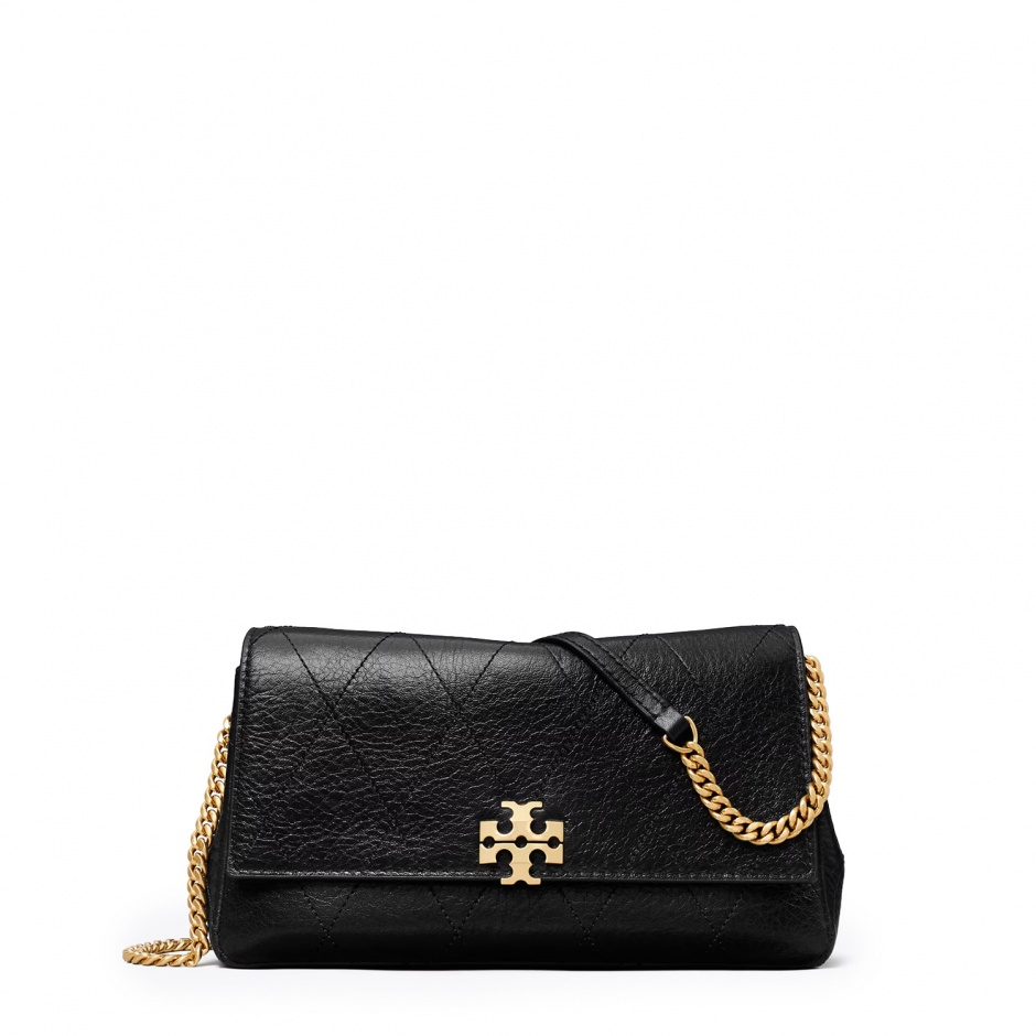 TORY BURCH Дамска чарна чанта Charlie - изглед 1 - Pepina TORY BURCH Дамска чарна чанта Charlie - изглед 1