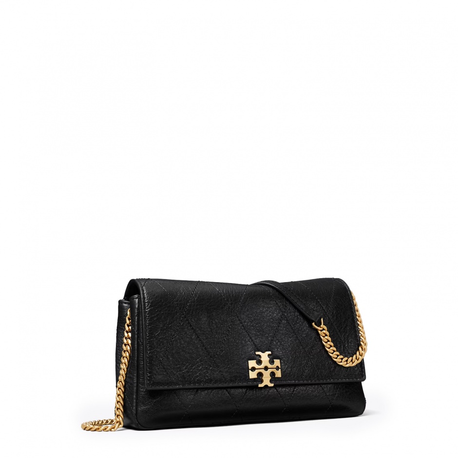 TORY BURCH Дамска чарна чанта Charlie - изглед 2 - Pepina TORY BURCH Дамска чарна чанта Charlie - изглед 2