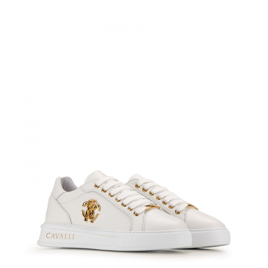 Roberto Cavalli Дамски бели спортни обувки - изглед 3