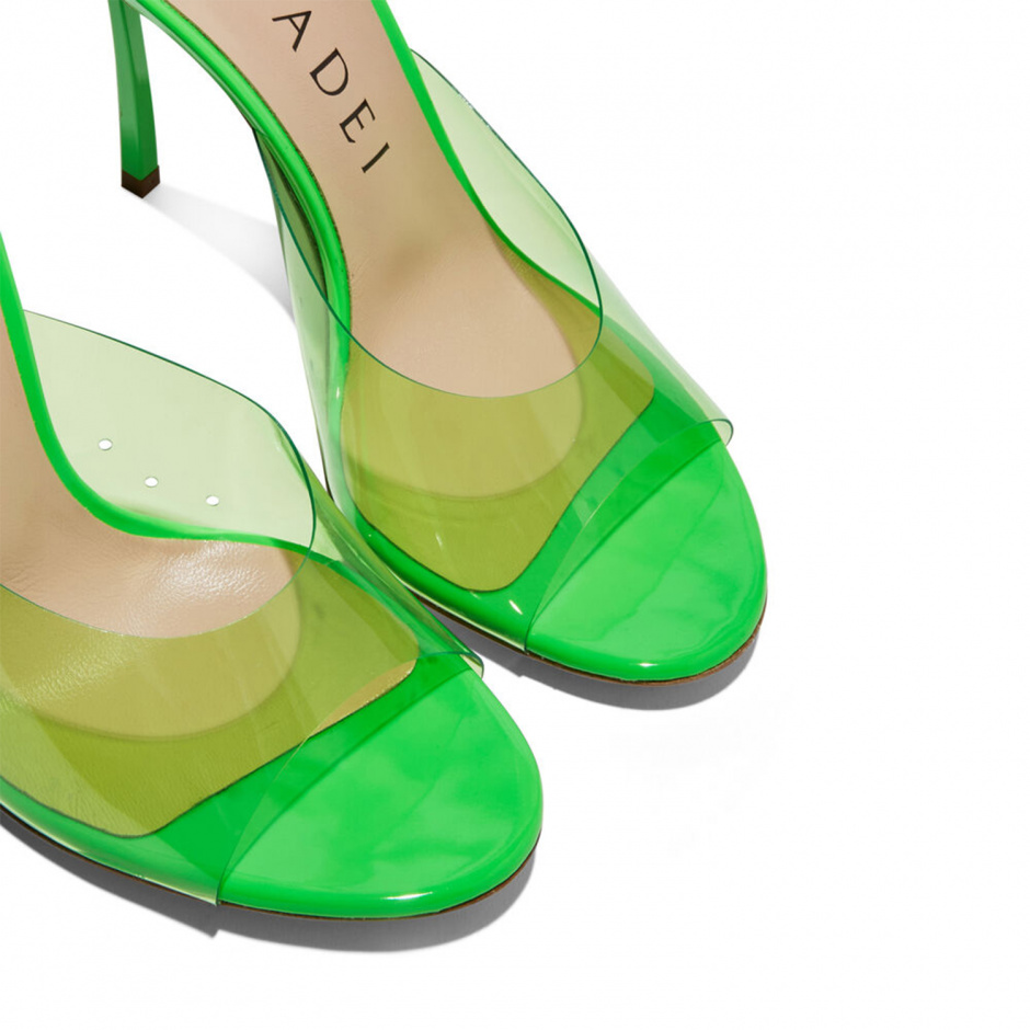 Casadei Дамски зелени сандали с ток BLADE - изглед 4