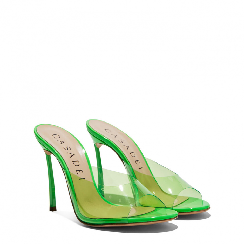 Casadei Дамски зелени сандали с ток BLADE - изглед 2