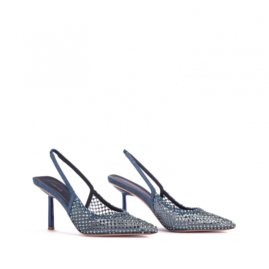 Le Silla Дамски елегантни обувки деним - изглед 3