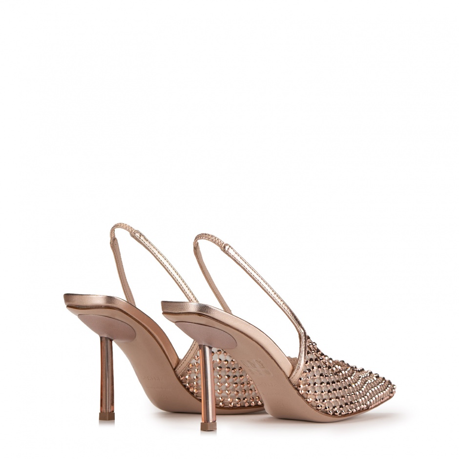 Le Silla Дамски елегантни обувки с камъчета - изглед 3